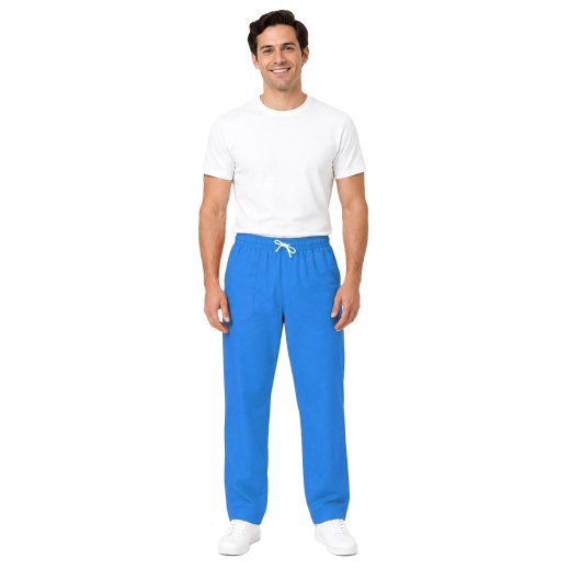 Pantalone pantalaccio da lavoro con elastico e cucina panetteria laccio made in italy estetista infermiere oss- Personalizzabile con il tuo logo