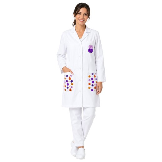 Camice Donna da medico dottore maestra veterinario - Halloween Edition.