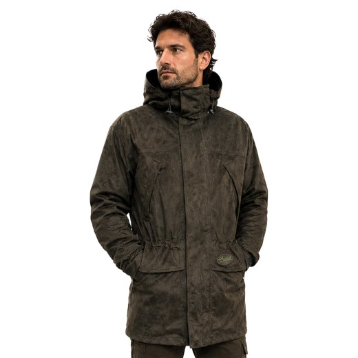 Giacca 5 Regina Sfoderata membrana impermeabile silenziosa abbigliamento caccia - Personalizzabile con il tuo logo