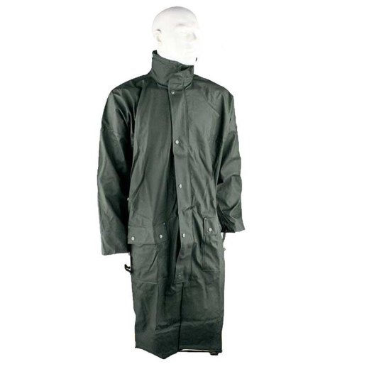 Impermeabile lungo poncho cappotto trench uomo antipioggia vento pvc