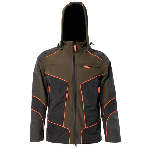 Giubbino giacca softshell moto caccia impermeabile resistente invernale - Personalizzabile con il tuo logo