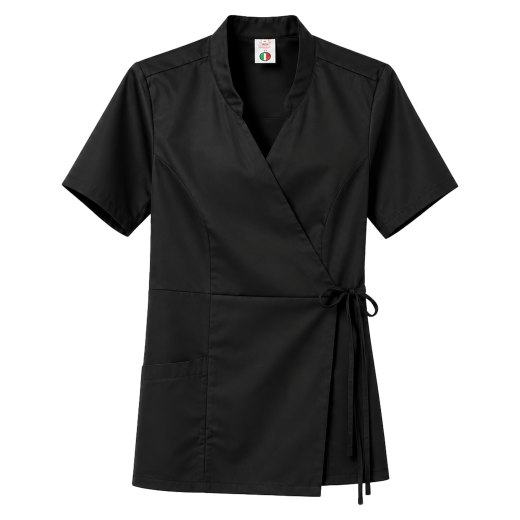 Kimono Donna Professionale Incrociato in Policotone Casacca per Estetista Parrucchiera SPA e Settore Sanitario