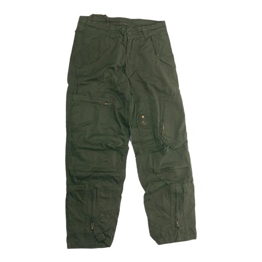 Pantalone elicotterista verde estivo uomo volo softair airsoft  cotone leggero