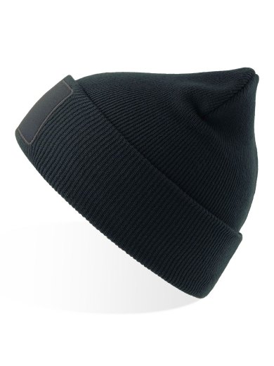 Berretto WIND-S PATCH in poliestere riciclato con maxi patch personalizzabile