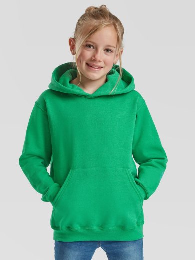 Felpa bambino con cappuccio personalizzabile in cotone e poliestere