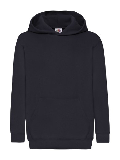 Felpa bambino con cappuccio personalizzabile in cotone e poliestere