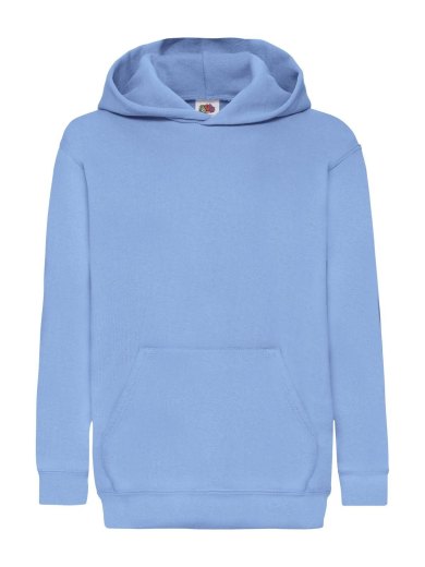 Felpa bambino con cappuccio personalizzabile in cotone e poliestere