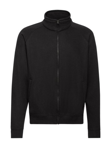 Felpa personalizzabile con zip intera nascosta e maniche raglan