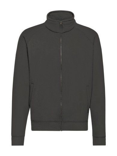 Felpa personalizzabile con zip intera nascosta e maniche raglan