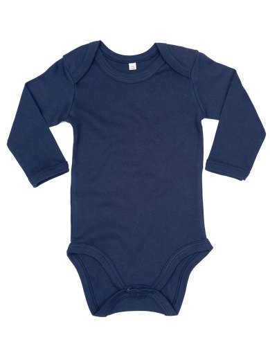 Body Neonato Maniche Lunghe in Cotone Organico Personalizzabile
