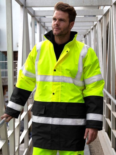Giacca Alta Visibilita' Impermeabile Tone Classe 3 - Motorway Safety Coat