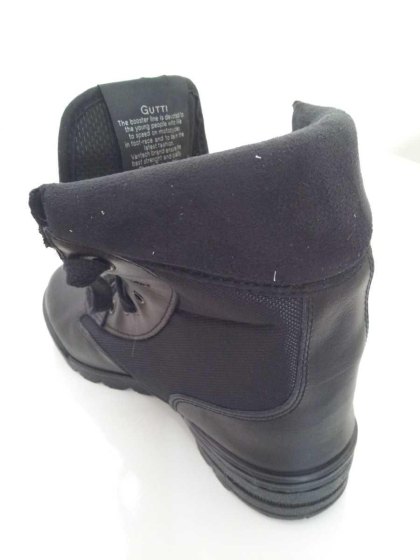 Anfibi neri unisex gutti viglilante donna uomo softair militari made in italy