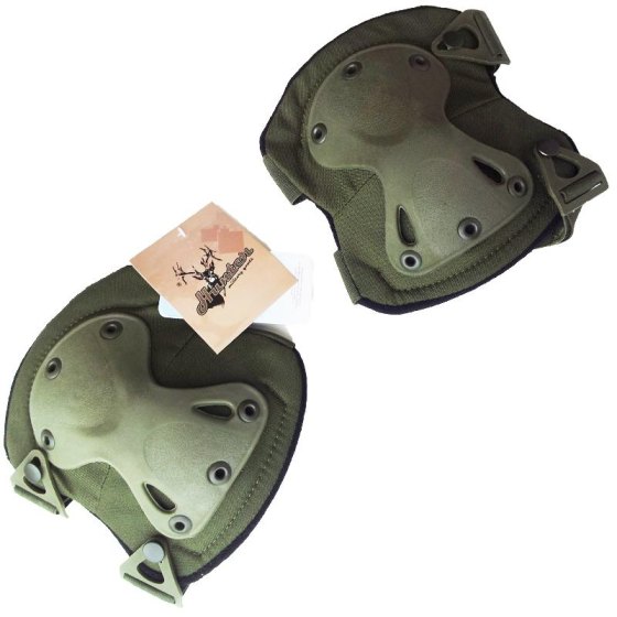 Ginocchiere e gomitiere protezione softair coolmax nero verde mimetico soft air