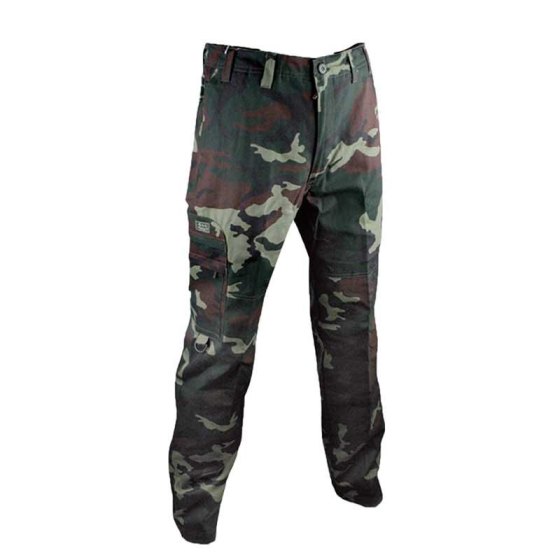 Pantaloni pantalone calzone canvas uomo caccia tasconi cotone sportivo sfoderato
