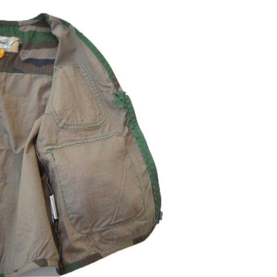 Gilet smanicato giacca giubbino bimbo bambino baby cotone mimetico - Personalizzabile con il tuo logo