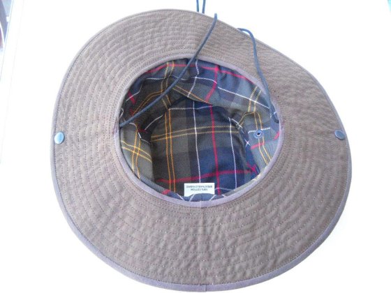 Cappello falda larga uomo caccia pesca sole cotone cerato safari escursionismo