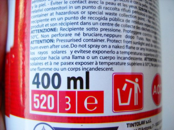 Spray smacchiatore bomboletta macchie sporco abiti vestiti antimacchia
