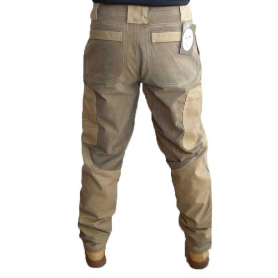 Pantalone pantaloni pesca caccia uomo zip tasche tasconi impermeabile pioggia