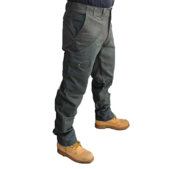 Pantaloni pantalone tasche caccia verde sport montagna cerato escursioni