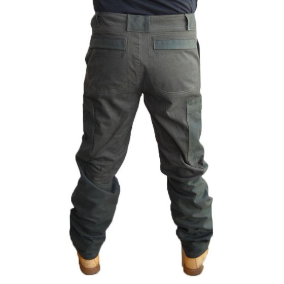 Pantaloni pantalone tasche caccia verde sport montagna cerato escursioni