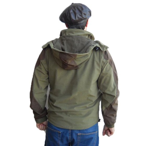 Giacca maglia golf caccia tricot impermeabile pesca antigelo uomo cappuccio
