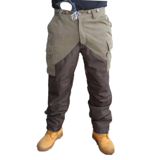 Pantalone pantaloni pesca caccia microfibra foderato invernale antipioggia moto