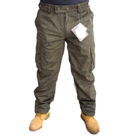 Pantalone pantaloni scamosciato scamosciati impermeabile uomo caccia moto pesca
