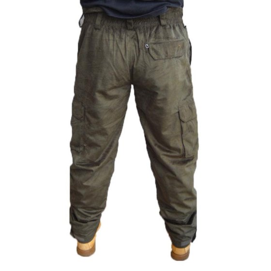 Pantalone pantaloni scamosciato scamosciati impermeabile uomo caccia moto pesca