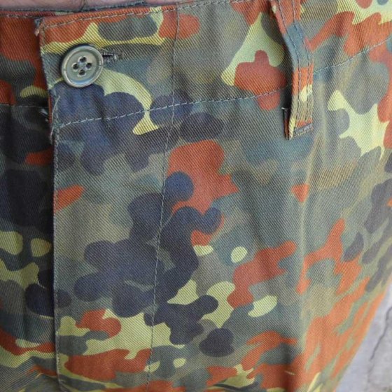 Pantalone pantaloni calzoni militari flecktarn cotone Army  Softair Caccia pesca