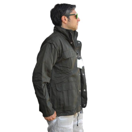 Giubbino giacca giubbotto cotone cotone caccia pesca uomo pile imbottitura