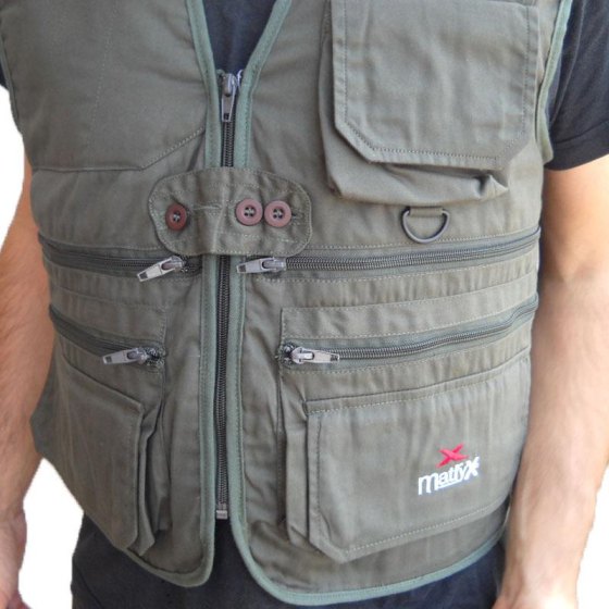 Gilet uomo da caccia tasche multitasche