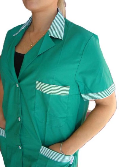 Camice donna scuola lavoro maestra domestica operaia fabbrica bottoni