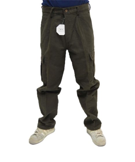 Pantalone pantaloni calzoni in pilor caccia pesca uomo sportivi fustagno cotone