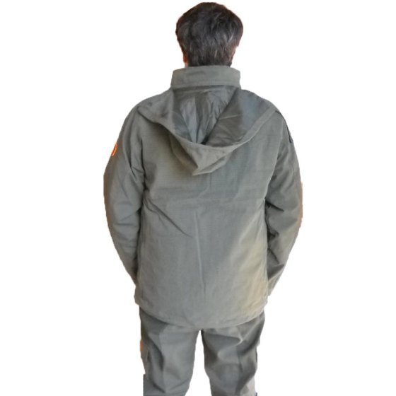 Completo caccia e canvas uomo impermeabile tattico verde cacciatore