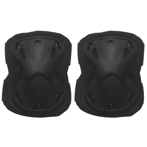 Ginocchiere soft air nero verde mimetico