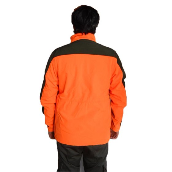 Giubbino giacca softshell alta visibilita' lavoro cinghiale antivento caccia