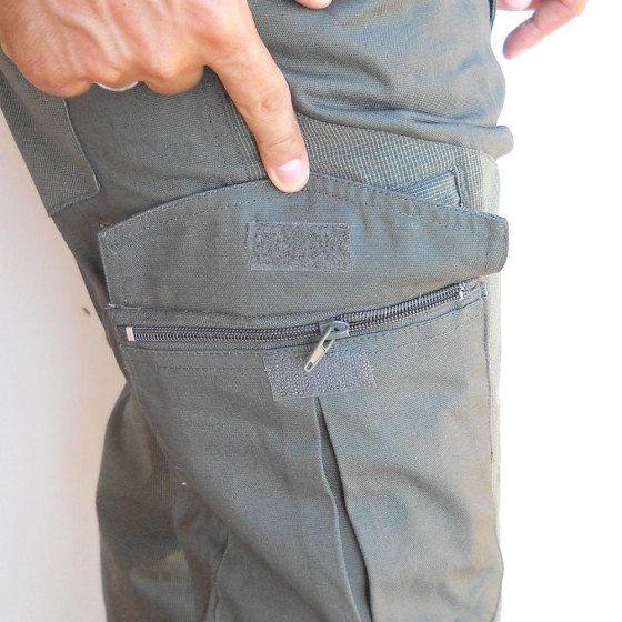 Pantalone calzoni canvas caccia impermeabile abbigliamento tecnico uomo