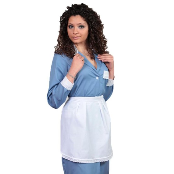 Grembiule cameriera pulizie lavoro impresa casa inserviente domestica classico - Personalizzabile con il tuo logo