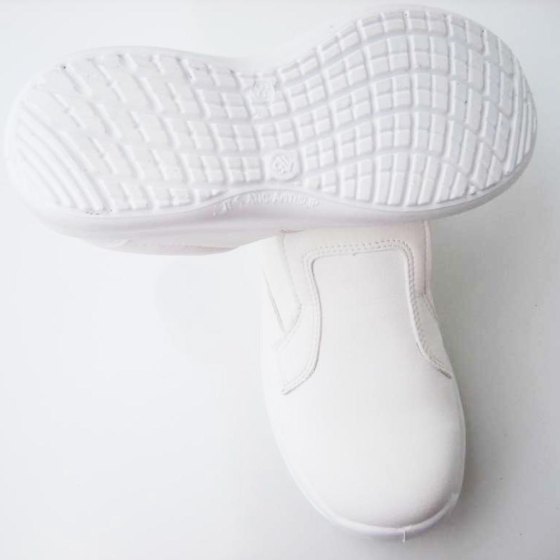 Scarpe mocassini calzature bianche antifortunistica lavoro sanitarie