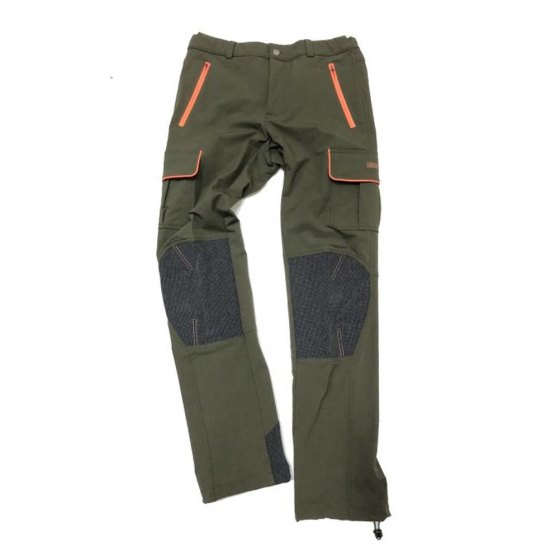 Pantalone pantaloni caccia cinghiale sfoderato rinforzato uomo nylon elastan