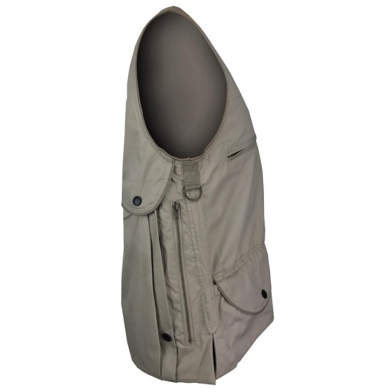 Gilet smanicato panciotto caccia doppio carniere foderato Idrorepellente