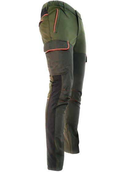 Pantaloni calzoni caccia elastico rinforzi resistente uomo