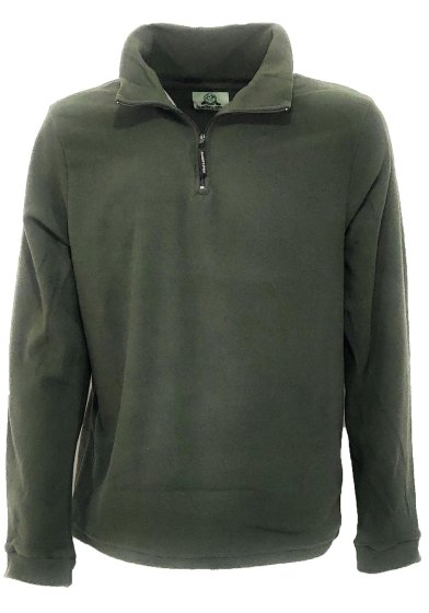 Felpa maglia maglione uomo pile zip mimetico caldo caccia neve invernale - Personalizzabile con il tuo logo