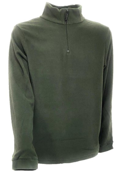 Felpa maglia maglione uomo pile zip mimetico caldo caccia neve invernale - Personalizzabile con il tuo logo