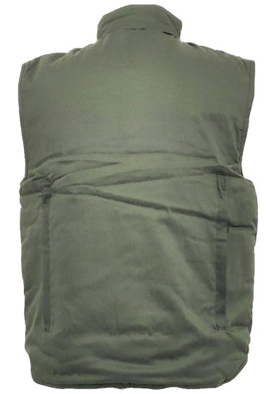 Gilet imbottito caccia cotone uomo donna invernale mimetico trapuntato - Personalizzabile con il tuo logo