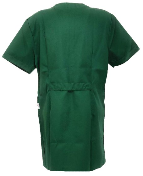 Camice donna vestaglia estetista pulizie lavoro alimentari verde mezze maniche
