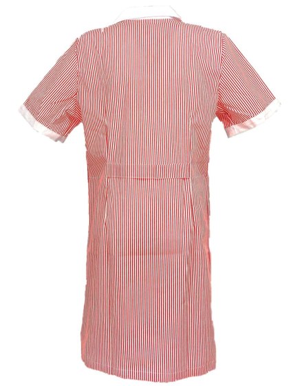 Camice lavoro donna estivo mezze maniche tasche rigo maestra pulizie domestica - Personalizzabile con il tuo logo