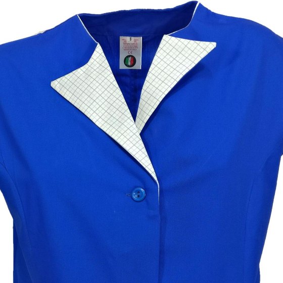 Camice grembiule donna estivo giromanica abiti lavoro traspirante leggero pulizie - Personalizzabile con il tuo logo