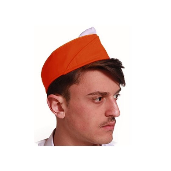 Cappello bustina bicolore cuoco pizzaiolo ristorazione pasticciere cucina unisex