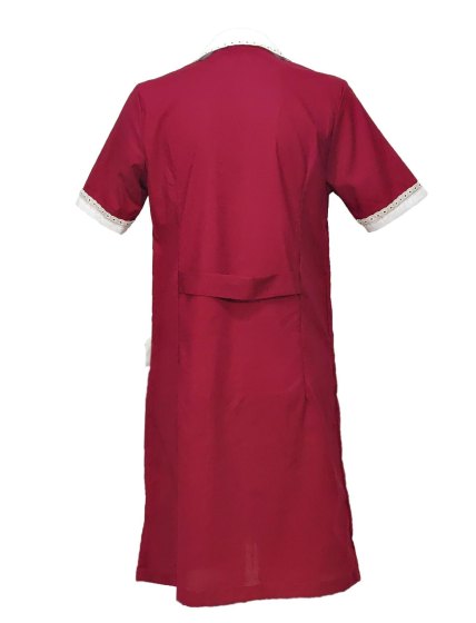 Camice grembiule donna cameriera domestica pulizie lavoro mezze maniche corte - Personalizzabile con il tuo logo